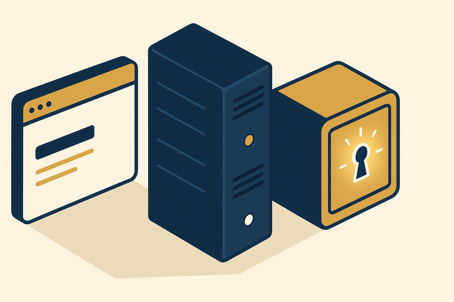 A backend proxy server shielding a protected API key from the browser